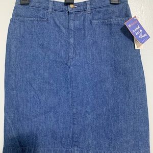 Vintage denim skirt duck head blue‎ jean size 5
